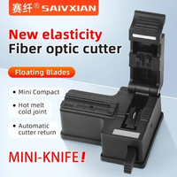 SAIVXIAN MINI Optical Fiber Cleaver ABS Small High Precision Fiber Cutter Cable Cold Connection Cutting Tool