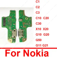 Original USB Charging Port Board For Nokia X10 X20 C1 C2 C3 C10 C20 C30 G10 G11 G20 G21 G30 G50 USB Charger Dock Board Connector