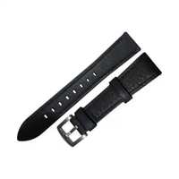 Tali / Strap Jam Tangan Martini C189001-20X16-V2 20mm Black Leather - Silver Buckle
