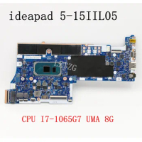 NM-C681 For Lenovo ideapad 5-15IIL05 Laptop Motherboard With CPU I7-1065G7 UMA RAM 8G 5B20S44023 5B20S44024 100% Tested OK