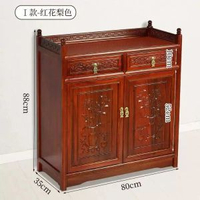 茶水櫃實木客廳儲物櫃梳化邊櫃小型置物架微波爐櫃中式茶櫃餐邊櫃