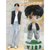 NEW Wang Yibo Cartoon Handicraft Surrounding Same Style Trendy Doll Decoration Birthday Gift