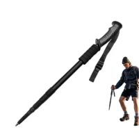 Trekking Poles For Hiking Hiking Pole Trekking Pole With Straight Handle Lightweight And Durable Walking Sticks Collapsible For