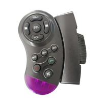 Wireless Steering Wheel Remote Control for Car CD DVD MP5 Player - Easy Operation, 11 Buttons, Control Distance 8m