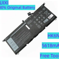 RUIXI Original Battery HK6N5 Laptop Battery For Inspiron 13-5390 XPS 9370 XPS 9380 DXGH8 p82g 7.6V 45WH+Free Tools