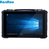 Barcode Tablet 10.1 Inch Windows 10 Pro Rugged Tablet PC RJ45 Port RS232 Port NFC fingerprint 4G LTE Industrial Tablet LT16