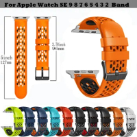 Silicone Strap For Apple Watch Series 3 4 5 6 SE 7 8 9 IWatch Bracelet 38mm 40mm 41mm 42mm 44mm 45mm 49mm Apple Wristband Ultra