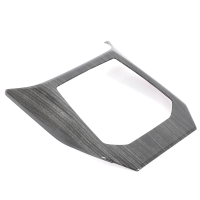 แผงครอบกรอบเกียร์คอนโซลกลางรถยนต์คาร์บอนไฟเบอร์สีดำ ABS สำหรับ BMW X3 G45 ‌   2025 อุปกรณ์ตกแต่งภายใ