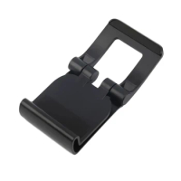 TV Clip Bracket Adjustable Mount Holder Stand Easy Installation fitting for PS3 Move Controller Eye Camera Black
