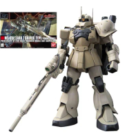 Original Genuine HGUC 1/144 MS-05L Zaku 1 Sniper Type Gunpla Anime Action Figure Gundam Model Kit Toys Gift NEW For Children