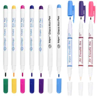1pcs Disappearing Erasable Ink Fabric Marker Pens Cross Stitch Water Erasable Pen DIY Marker Sewing Tools Cloth Accessories