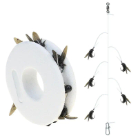 New model of simulated fly hook fishing rig, fly hook line set, soft bait for fish species like catf