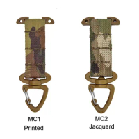 Tactical Molle Hook Belt Hanging Buckle Keychain Clasp Vest Waist Belt MOLLE Tactical Triangle Hook