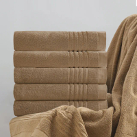 【OKPOLO】台灣製純棉加厚飯店大浴巾-溫潤褐3條入(厚度升級與質感UP)