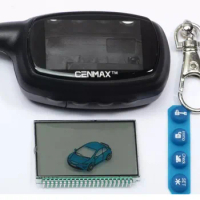 Two way alarm Russia Case for CENMAX ST-7A+7a LCD display for CENMAX ST7A 7A LCD keychain car remote 2-way car alarm