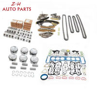 Engine Pistons Gaskets Bearing Shell Overhaul Rebuild Kit For Audi A6 A7 A8 S4 S5 Q7 3.0 TFSI 06E107066DM  06E107065DM
