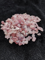 cips crystal rose quartz,labradorite,clear quartz, citrine,black obsidian 200 gram