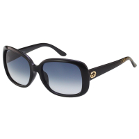 GUCCI 菱格紋 太陽眼鏡(黑色)GG3593FS