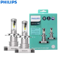 Philips Ultinon LED H4 9003 HB2 12V 11342ULX2 6000K Bright Car LED Headlight Auto HL Beam +160% More Bright (Twin Pack)