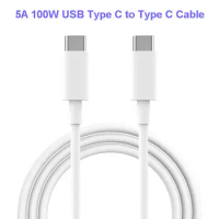 5A Type C to USB C Cable 100W PD Fast Charging Cable For For Apple MacBook Pro for Samsung S10 S9 A9 A8