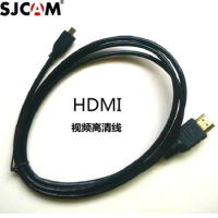 Clownfish Xiaomi Yi SJ4000 Data Line To Mini HDMI Cable For GoPro Hero 5 4 3 SJ5000 SJ6/7/8 EKEN H9R H5S C30 Camera Video Signal