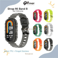 Strap Mi Band 8 Transparan Tali Xiaomi Mi Band 8 Transparan SET TPU