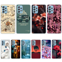 S5 colorful song Soft Silicone Tpu Cover phone Case for Samsung Galaxy a52/a52s/a72