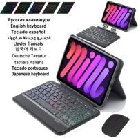 Magnetic Split Keyboard Cover for iPad Mini 6 2021 8.3 inch Backlit Keyboard for iPad Mini 6 Case Mini 6 Keyboard Mini 6th Gen