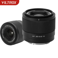 VILTROX 20mm F2.8 for Sony E-mount for Nikon Z-mount Camera Lens Full Frame Ultra Wide Angle Auto Focus VLOG Len For A7C A6400
