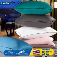 FLM หมอน1000/1200/1400gโรงแรม5ดาว หลับสบาย นอนหนุนเพื่อสุขภาพ แก้ปวดคอ หมอนรองนอนกันไรฝุ่นหนานุ่มสบา