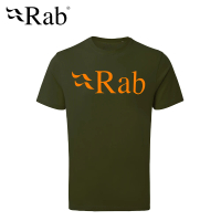 【RAB】Stance Logo Tee 透氣短袖有機棉T恤 男款 軍綠 #QCB08