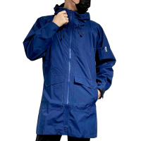 【360° Degrees】NIMBUS 3層防水透氣連帽長外套-藍(360NIMBUSJCKTNVY/雨衣/風衣/風雨衣)