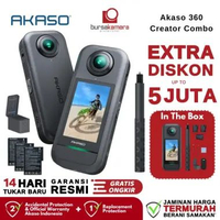 AKASO 360 Creator Combo Triple Battery 5.7K Action Camera Akaso Action Cam Kamera 360 With Selife St