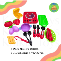 Mainan anak perempuan masak-masakan kitchen cook lengkap