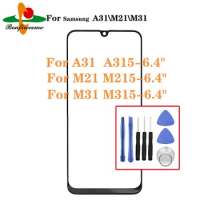 For Samsung Galaxy A31 M21 M31 A315 A315F M215 M315 Front Touch screen Panel LCD Out Glass Cover Lens Replacement