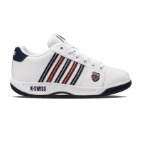 【K-SWISS】老爹鞋 Eadall-女-白/藍/紅(91353-163)