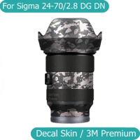 For Sigma 24-70mm 2.8 DG DN Art For Sony Mount Camera Lens Sticker Coat Wrap Protective Film Protector Decal Skin 24-70 F2.8