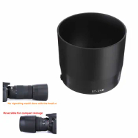 ET-74B Reversible Lens Hood Compatible with Canon RF 100-400mm F5.6-8 &amp; EF 70-300mm f/4-5.6 Lens For EOS R RP Ra R5 R6 R3 R7 R10