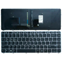 For HP EliteBook 745 G3 840 836308-001 821177-001 US Backlit keyboard
