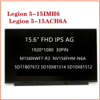 Adaptedto Legion 5-15IMH6 Legion 5-15ACH6A 15.6" LCD Screen FHD IPS M156NWF7-R3 NV156FHM-N6A 5D11B07672 5D10X81514 5D10X81512