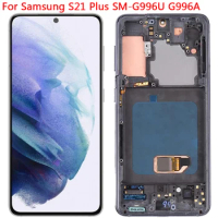 For Samsung S21 Plus LCD Screen Display With Frame 6.7" Samsung S21+ G996B G996A G996U Display LCD Replacement