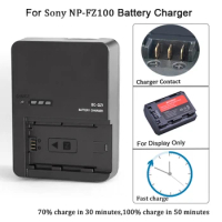 BC-QZ1 Battery Charger For Sony NP-FZ100 Battery A7 III A7M3 A7R III A7RM3 A9 A9M2 A7M4 Camera