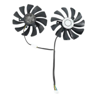 New 1 Pair Graphics Card Fan 85Mm Ha9010h12f-Z 4Pin Cooler Fan Replacement For Msi Gtx 1060 Oc 6G Gtx 960 P106-100 P106 Gtx1060