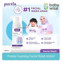 Purela Foaming Facial Wash 100ml - Sabun Cuci Muka Anak