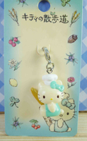 【震撼精品百貨】Hello Kitty 凱蒂貓~KITTY限定版吊飾拉扣-綠拿法國麵包