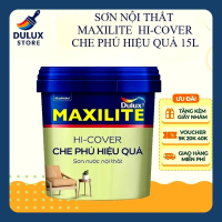 Dulux Maxilite Hi-Cover 15L Sơn Trong Nhà Che Phủ Hiệu Quả Độ Phủ Cao Bề Mặt Mờ Dễ Thi Công