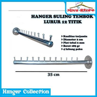 Hanger Suling Tembok 12 Paku Lurus Lempeng