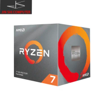 AMD Ryzen 7 3700X R7 3700X 3.6 GHz Eight-Core Sinteen-Thread CPU Processor 7NM L3=32M 100-000000071 Socket AM4 new and with fan