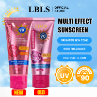 LBLS Rose Sunscreen SPF90+ 60ml - Whitening Sunblock for Glowing & Protected Skin