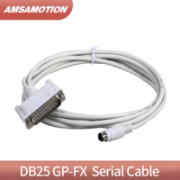 DB25 pin GP-FX CA3-CBLFX For Proface HMI GP3000 GP2000 GP2500 Touch Panel Connect to Mitsubishi FX3U/FX2N/FX1N Series PLC Cable
